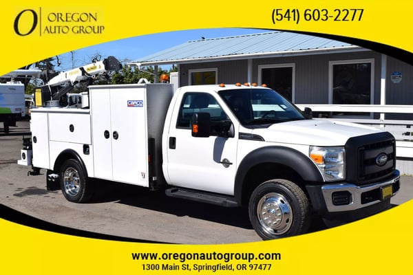 2013 FORD F550 MECHANICS SERVICE TRUCK W CRANE