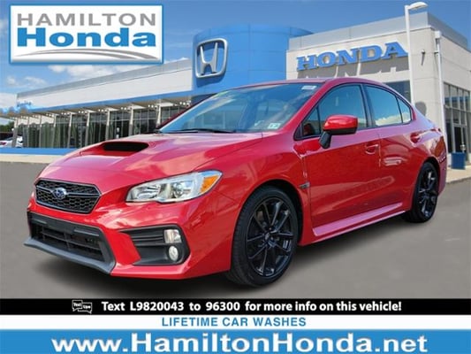 2020 Subaru WRX Premium Manual Car